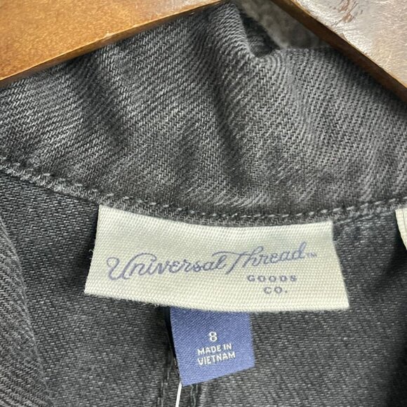 NEW Women's 8 Long Sleeve Utility Baggy Denim Jumpsuit - Universal Thread k1042 - Picture 7 of 10